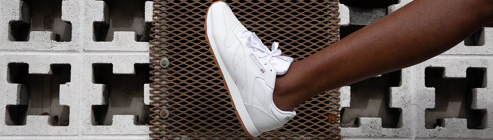 reebok white classic leather sneakers