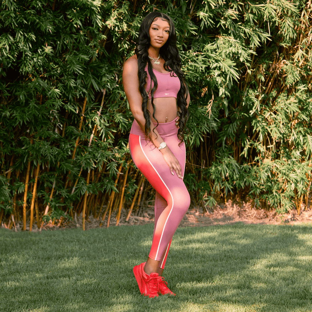 Lux High-Rise Colorblock Leggings - Reebok