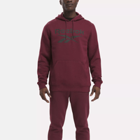 Reebok Identity Fleece Stacked Logo Pullover Hoodie
