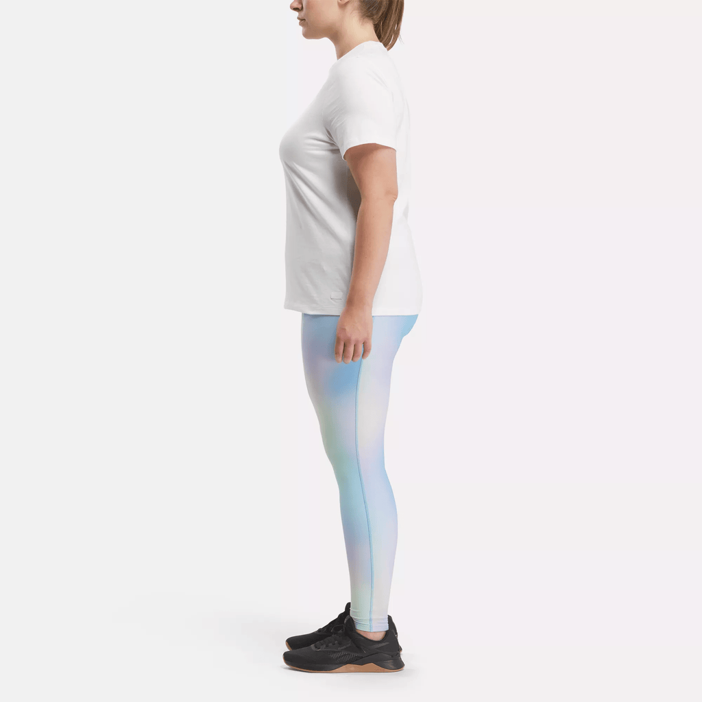 Lux Bold High-Rise Printed Leggings (Plus Size) - Reebok