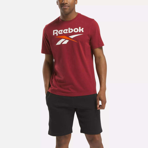 Men's Reebok Identity Big Stacked Logo T-Shirt
