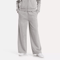 Reebok Identity Small Logo Fleece Wide Leg Pants