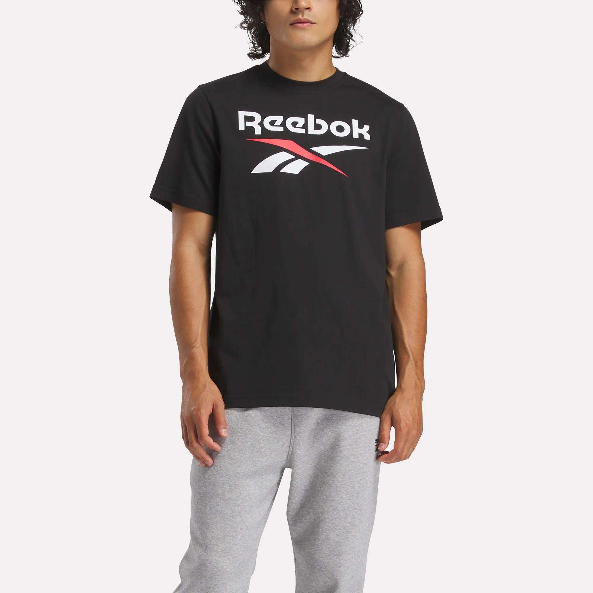 Reebok Identity Big Stacked Logo T-Shirt - Reebok