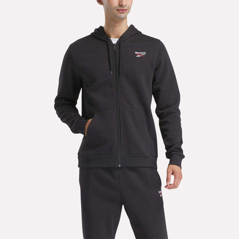 Men's Reebok Identity Small Logo Fleece Full-Zip Hoodie