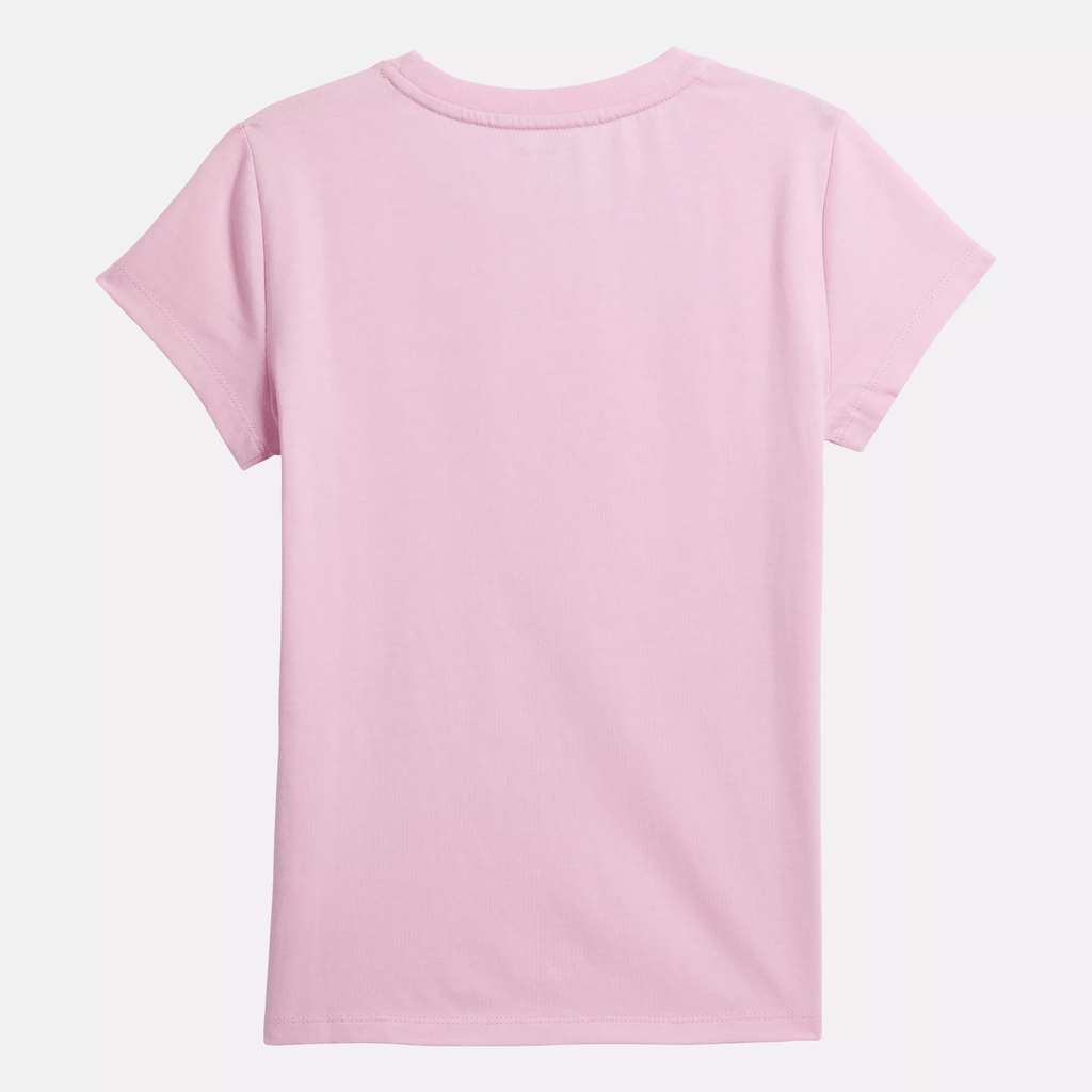 Tシャツ・カットソー RONRON RUFFLE ROUND COLLAR PK T SHIRT PINK STRIPE RR25AST416 LAYERED RUFFLE LACE LONG SHIRT PINK STRIPE - RONRON 론론