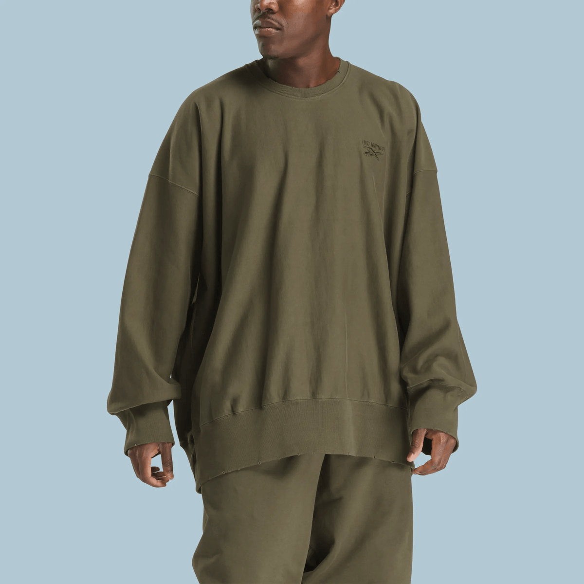 Our Pumps For Us! Deluxe Military Green Sweatshirt | Chopped