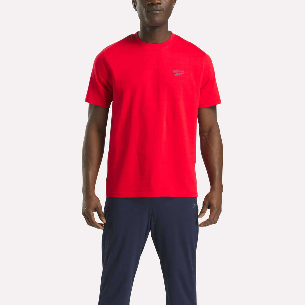 Men's Small Logo Crewneck Short Sleeve T-Shirt - Reebok
