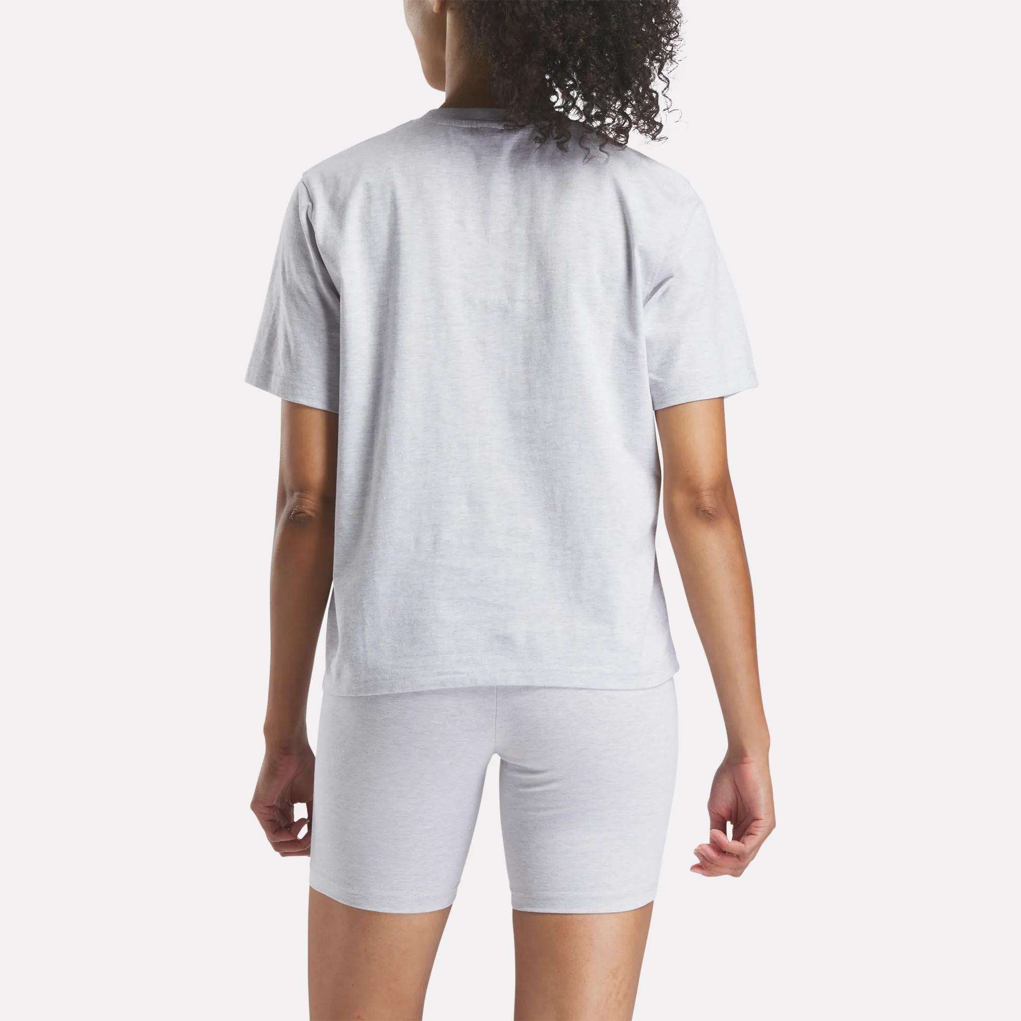 Women's Big Logo Oversized Crew Short Sleeve Tee - Reebok