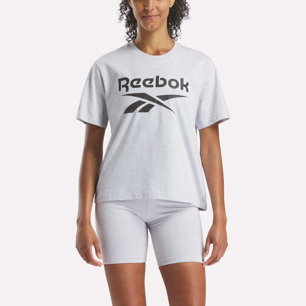 Women's Big Logo Oversized Crew Short Sleeve Tee - Reebok