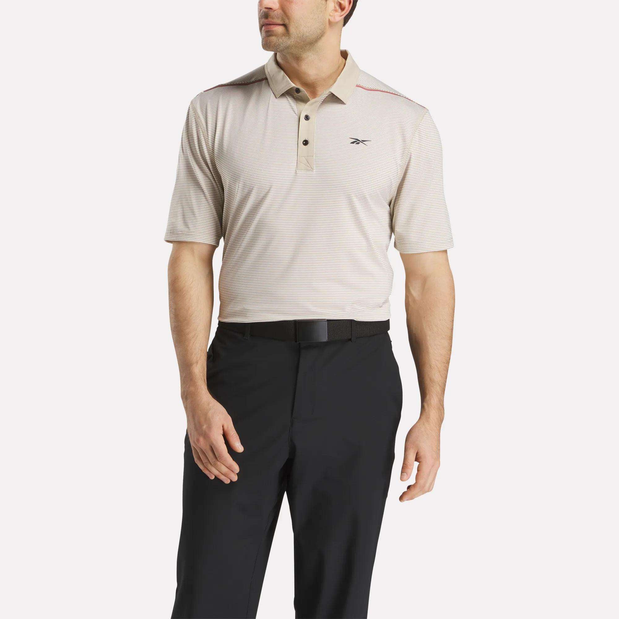 Short Sleeve Core Stripe Polo Shirt - Reebok
