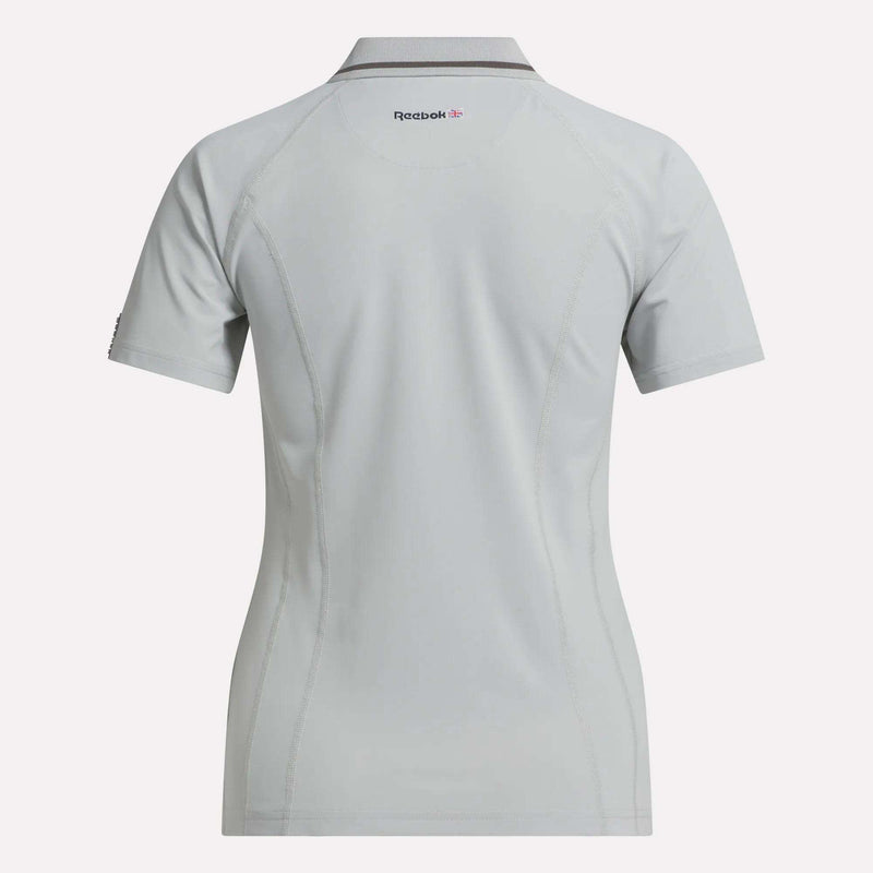 Women's Short Sleeve Zip Bodycon Golf Polo Shirt