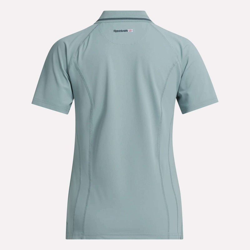 Women's Short Sleeve Zip Bodycon Golf Polo Shirt