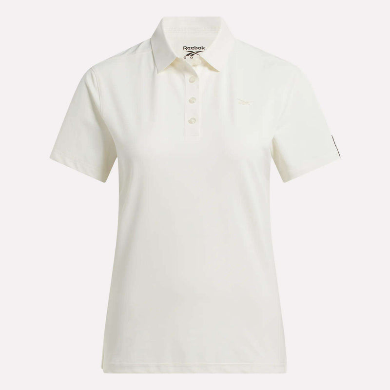 Women's Short Sleeve Stretch Pique Placket Polo Shirt