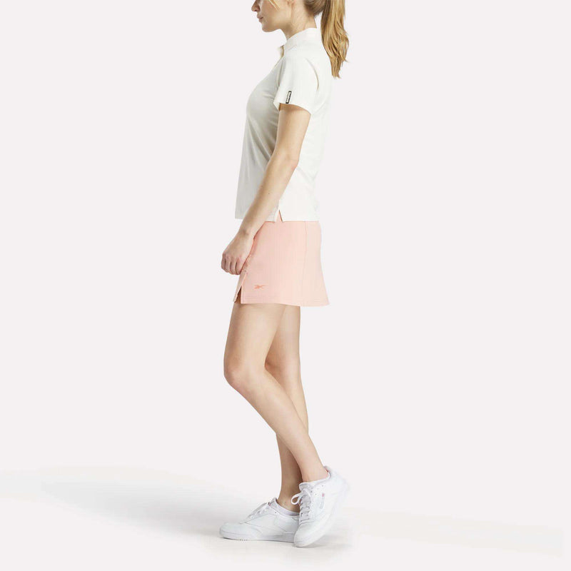 Women's Short Sleeve Stretch Pique Placket Polo Shirt