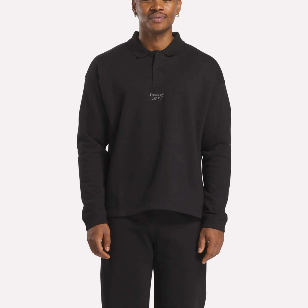 Men's Wardrobe Essentials Long Sleeve Polo Shirt - Reebok