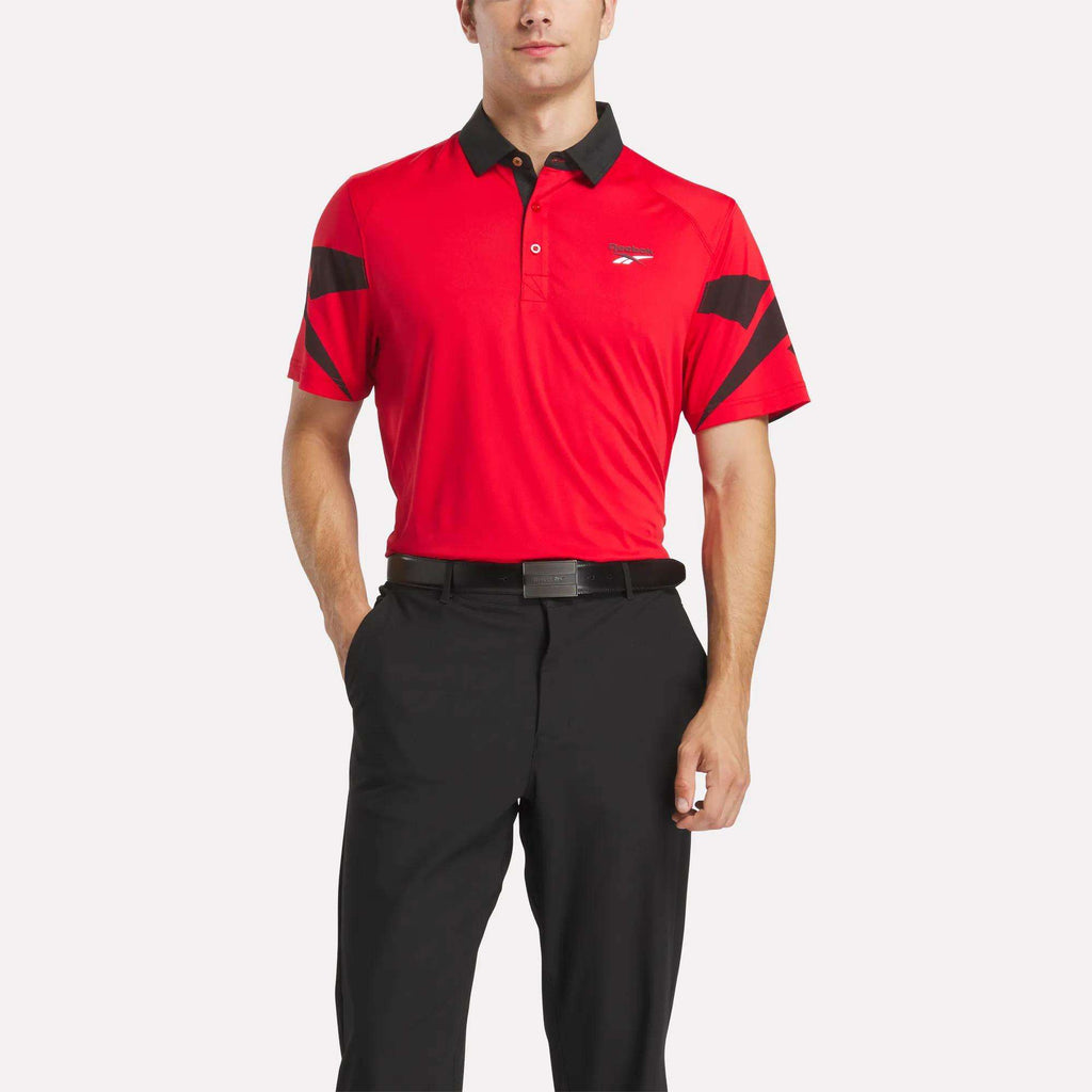 Men's Signature Vector Colorblocked Polo Shirt - Reebok