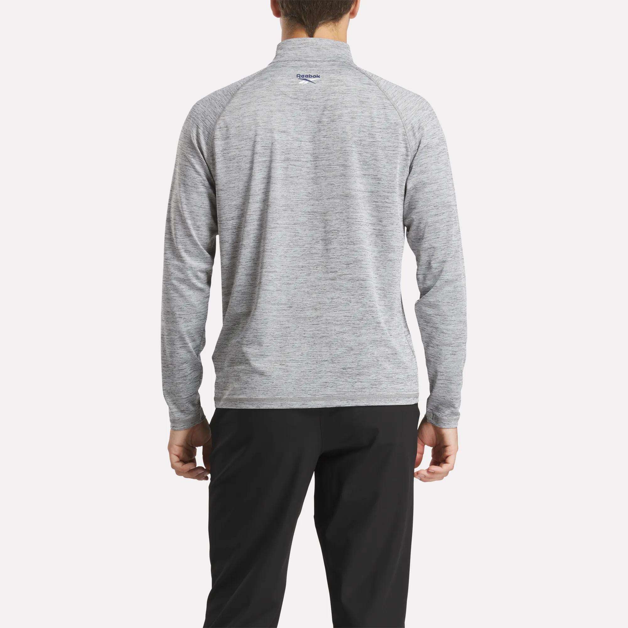 Men's Cationic Wicking Quarter-Zip Sweatshirt - Reebok