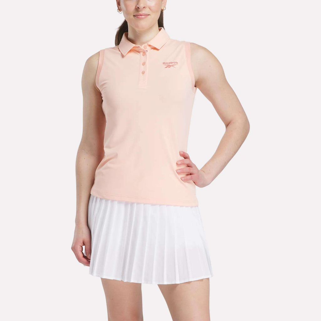 Micro Pique Sleeveless Polo Shirt - Reebok