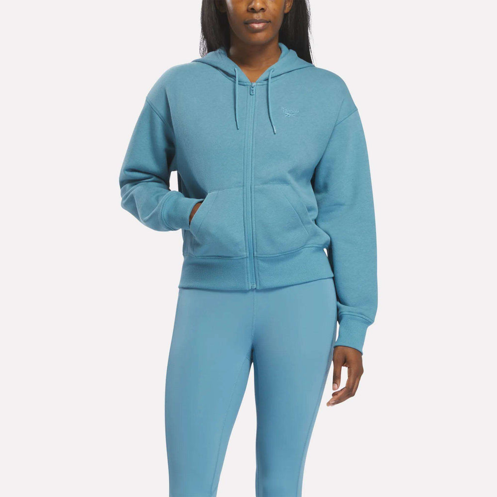 Women's Cropped Full-Zip Hoodie - Reebok