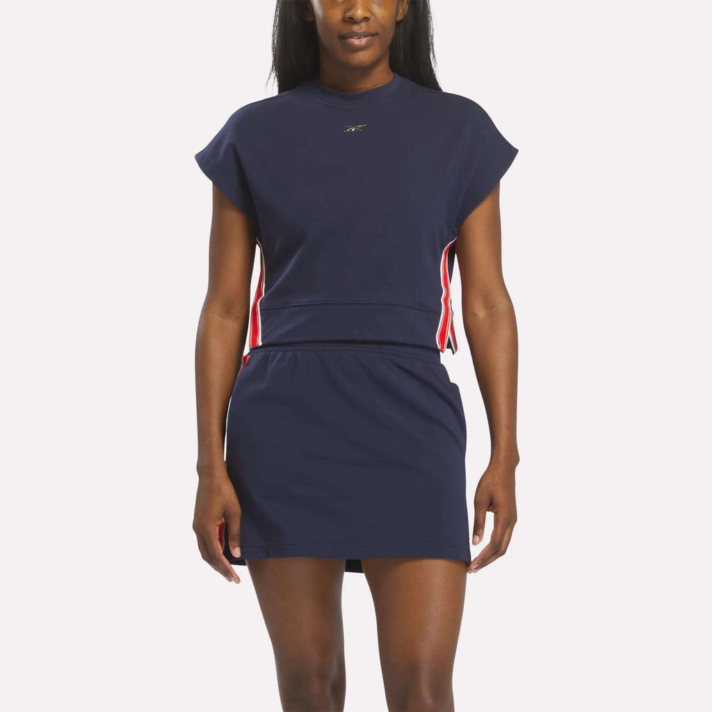 Women's Logo Short Sleeve Crewneck Sweatshirt - Reebok