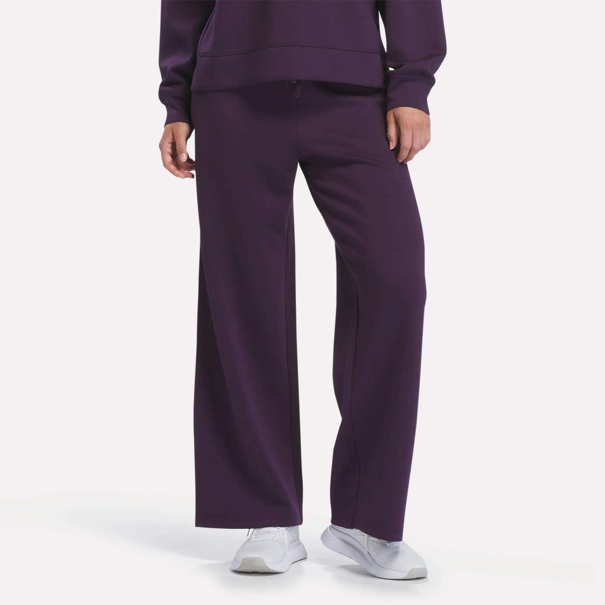 Women's Mid-Rise Wide-Leg Pants - Reebok