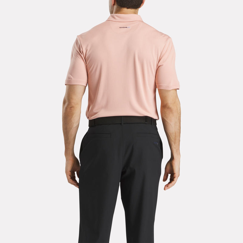 Men's Short Sleeve Oxford Knit Pique Polo Shirt