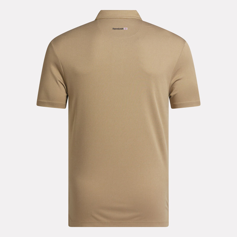 Men's Short Sleeve Oxford Knit Pique Polo Shirt