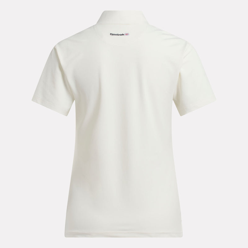 Women's Short Sleeve Stretch Pique Placket Polo Shirt