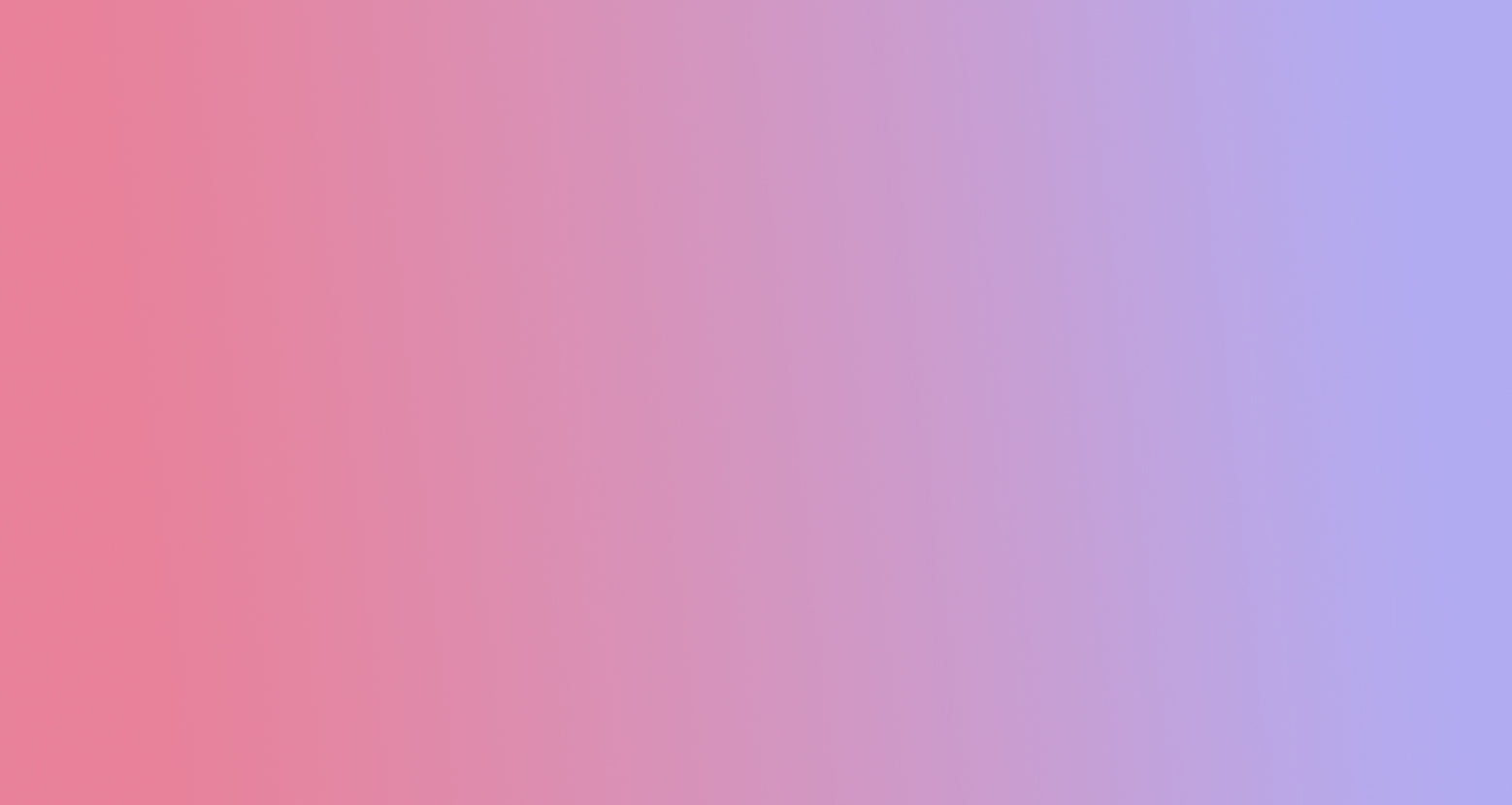A smooth gradient background transitioning from pink on the left side to light purple on the right side.