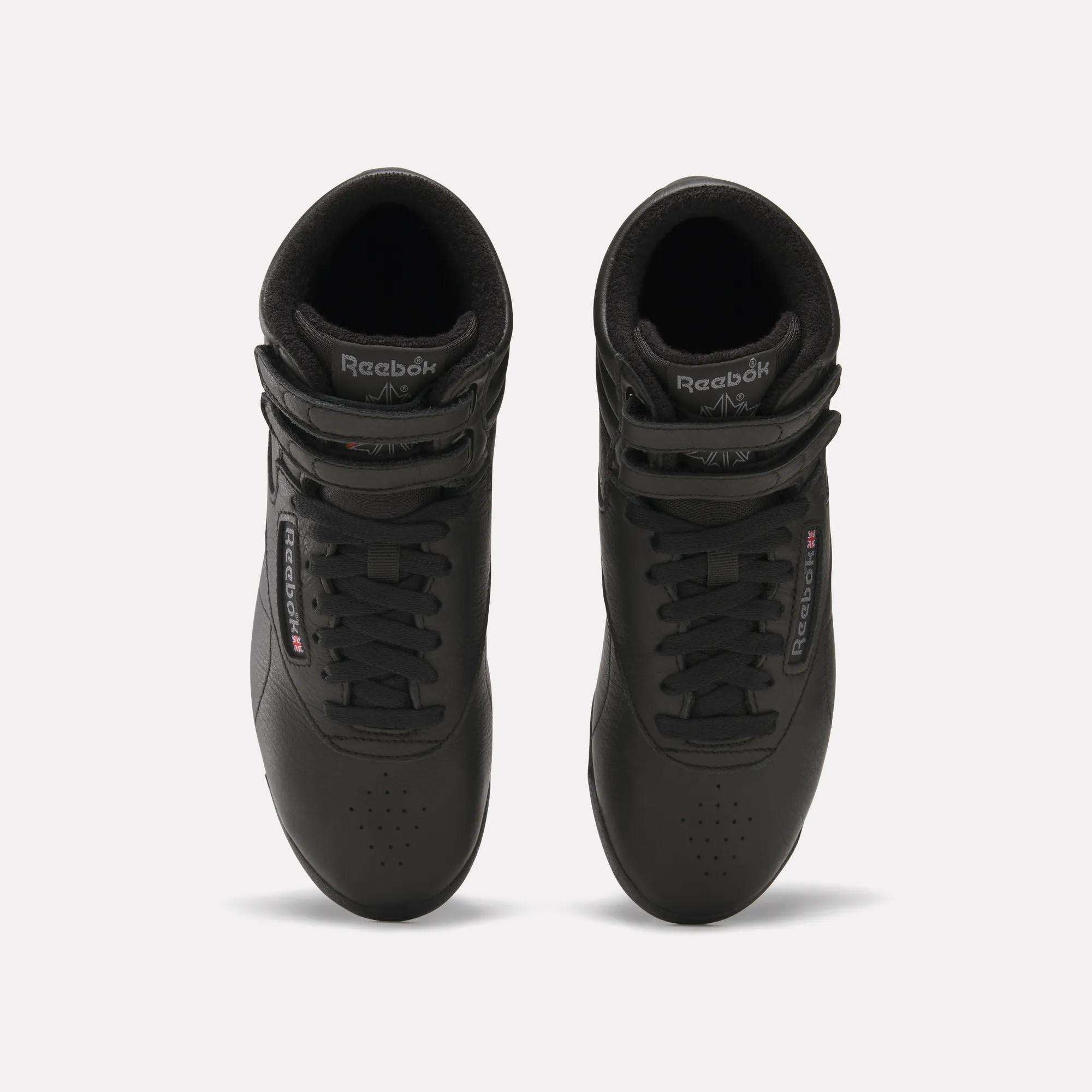 Reebok Black High-Top Sneakers‎ Leather Shoes Black Reebok Hi Tops Reebok Ex-O-Fit Hi Black  main image 3