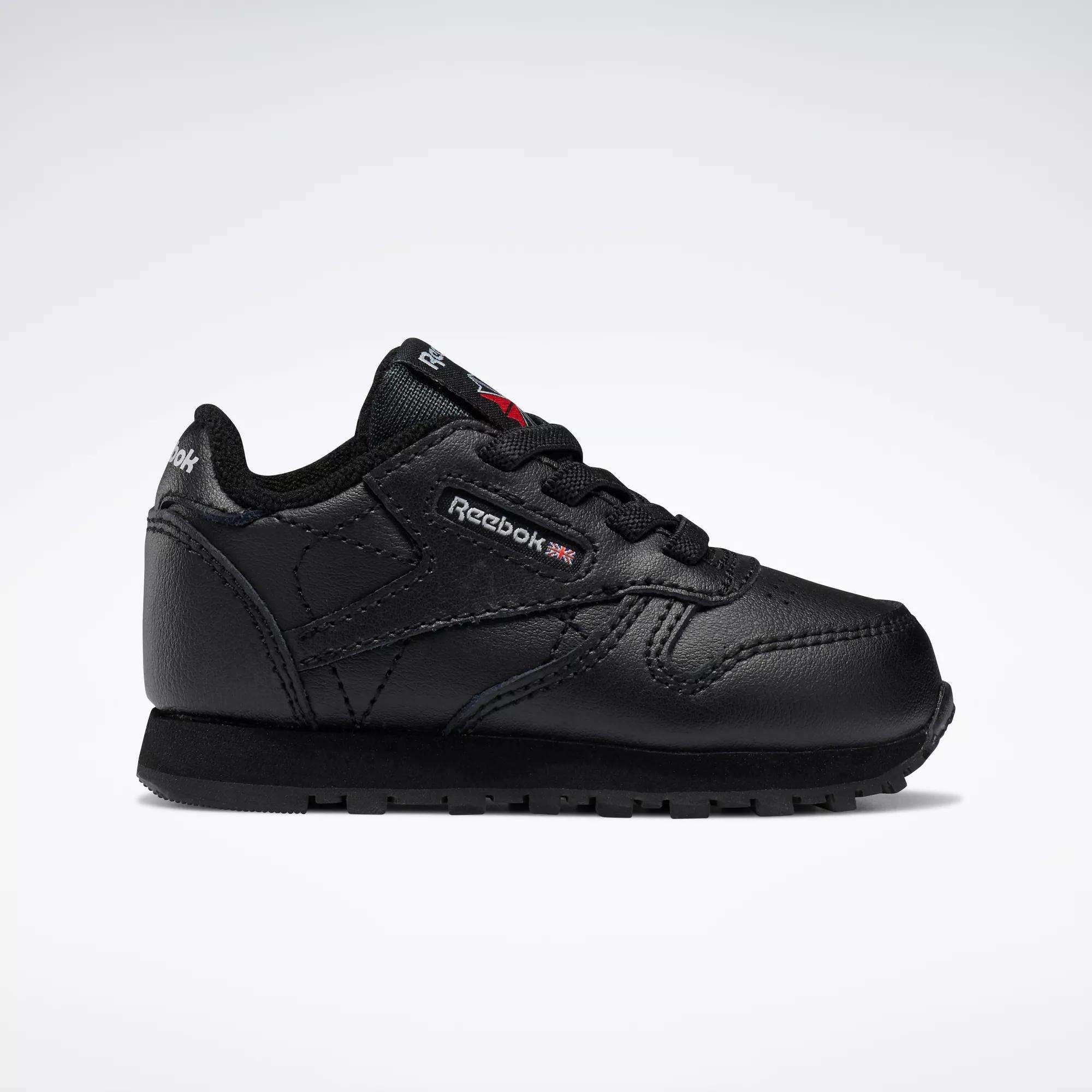 Black Leather Reebok Classic Black Kids Reebok Classic Leather