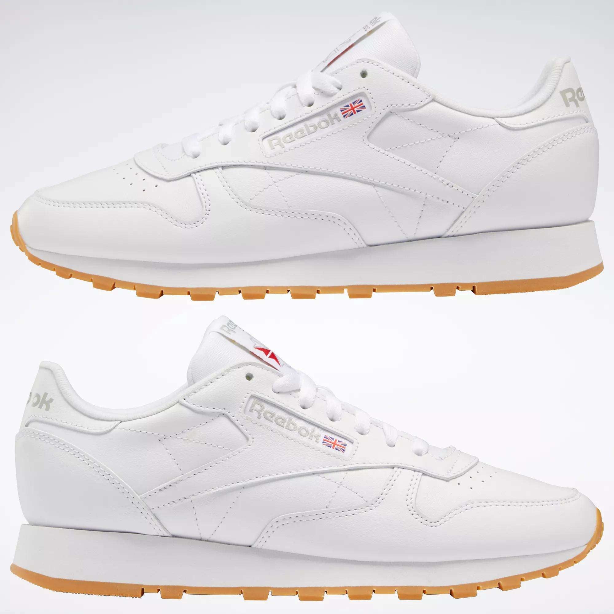 【 新品未使用 】Reebok CL LEATHER SOLID BD1320 Classic Leather Shoes - Reebok