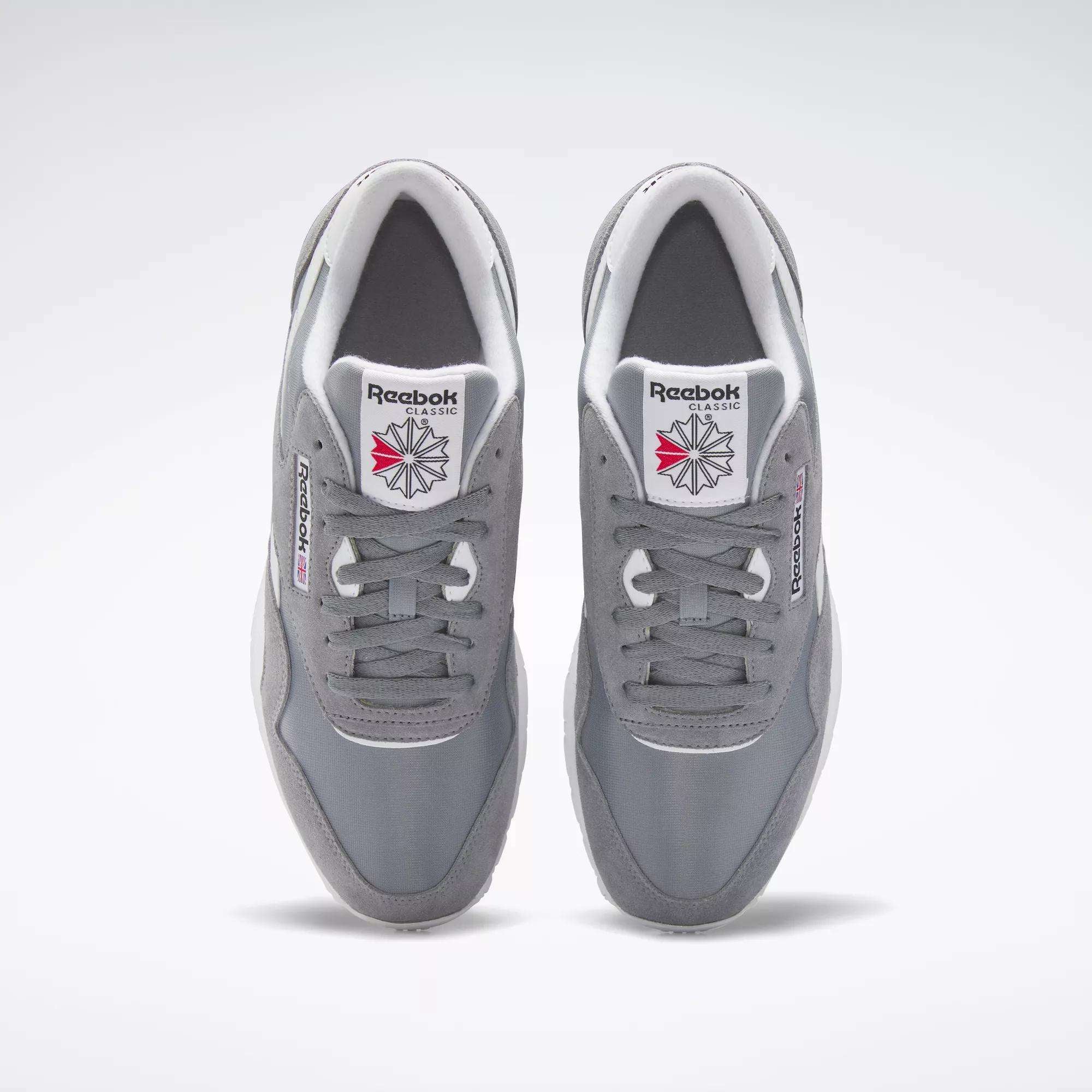 トップス REEBOK everyone CLASSIC BORDER T GRAY Classic Nylon Shoes - Reebok