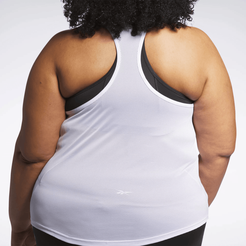 Workout Ready Mesh Back Tank Top (Plus Size)