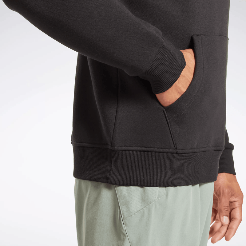 Reebok Identity Fleece Stacked Logo Pullover Hoodie
