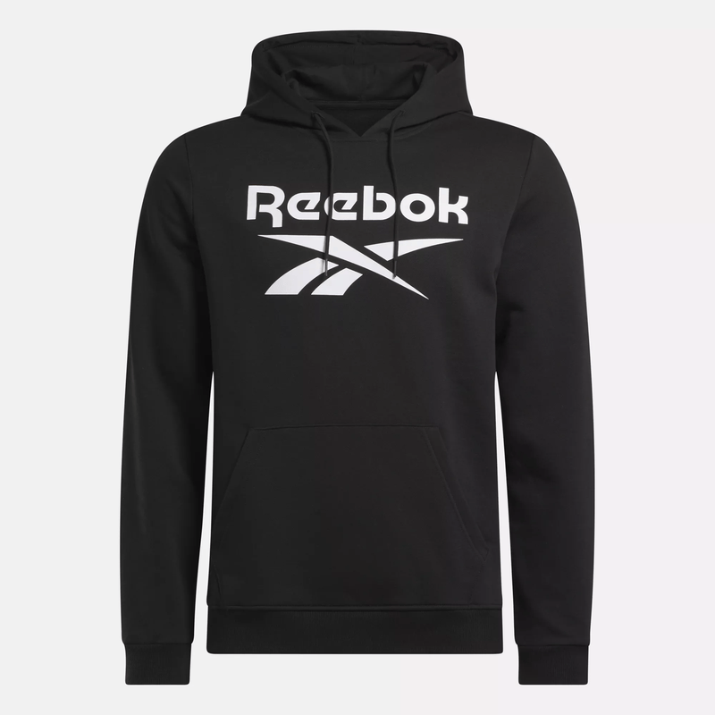 Reebok Identity Fleece Stacked Logo Pullover Hoodie