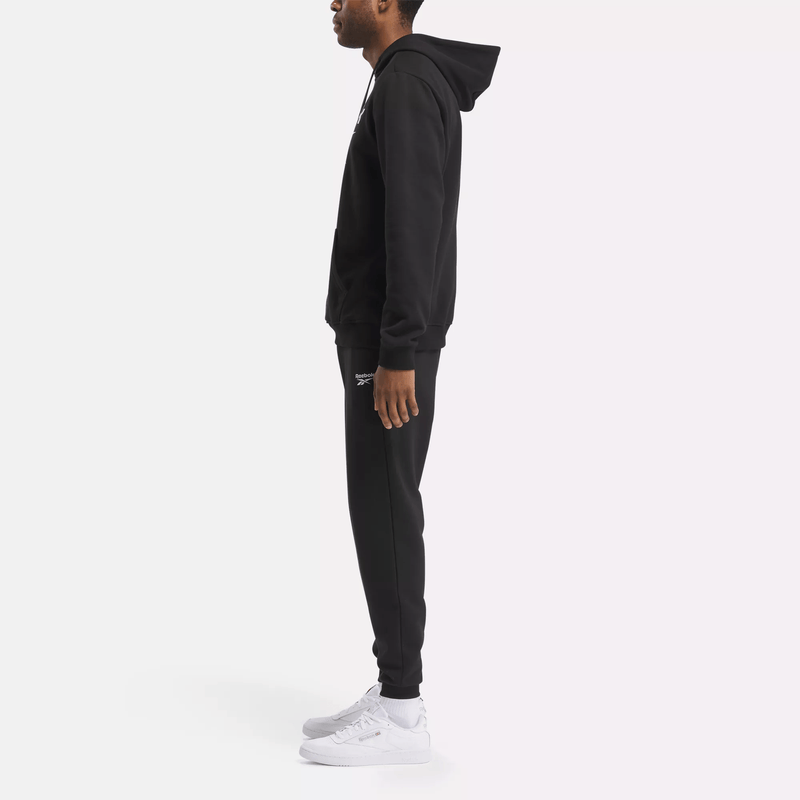 Reebok Identity Fleece Stacked Logo Pullover Hoodie