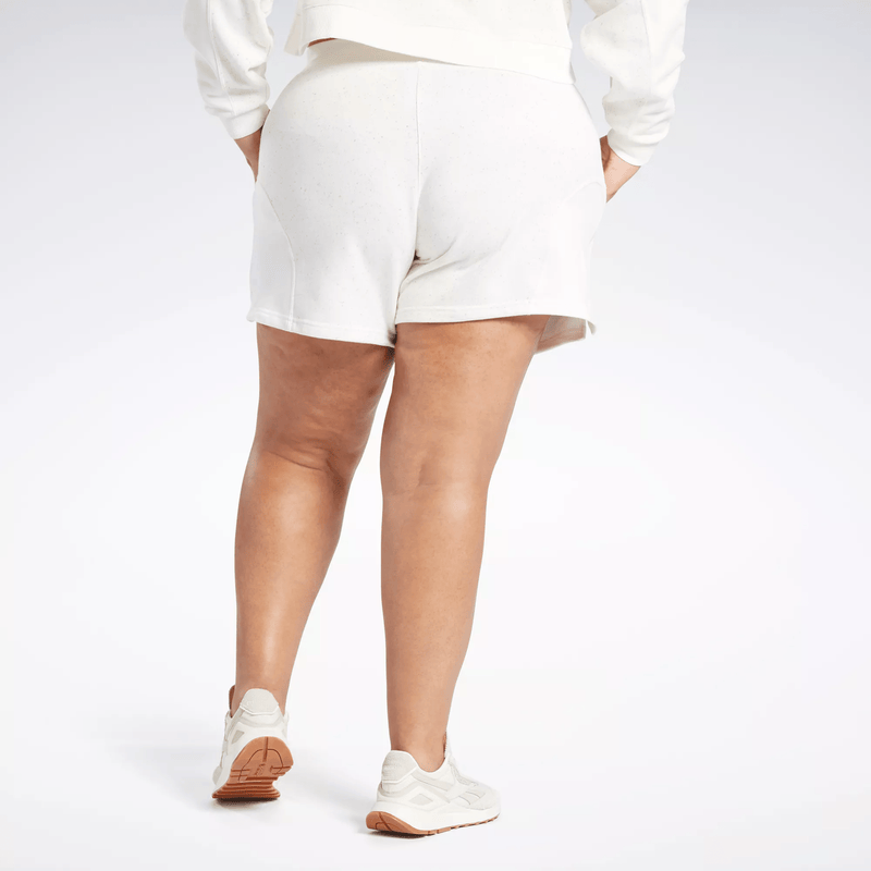 Reebok Classics Varsity High-Rise Rib Shorts (Plus Size)