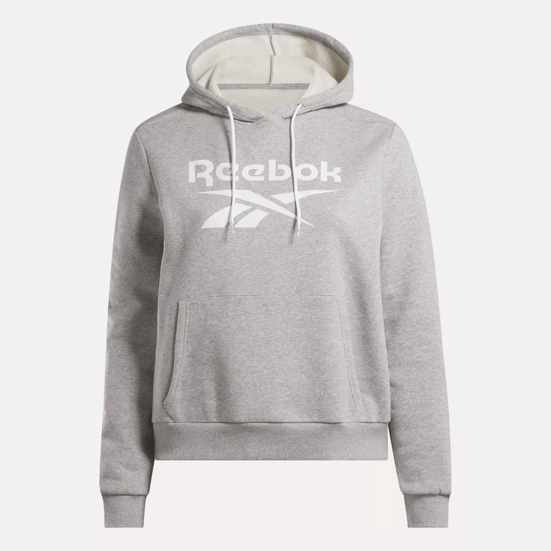 Reebok Identity Big Logo Fleece Hoodie (Plus Size)