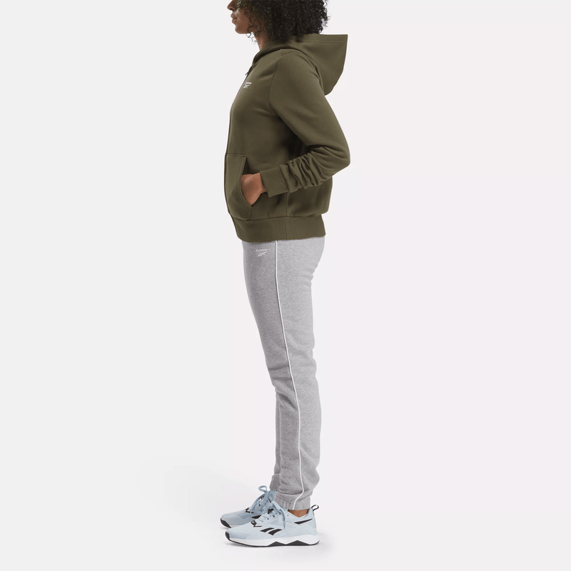 Reebok Identity Small Logo Fleece Full-Zip Sweatshirt