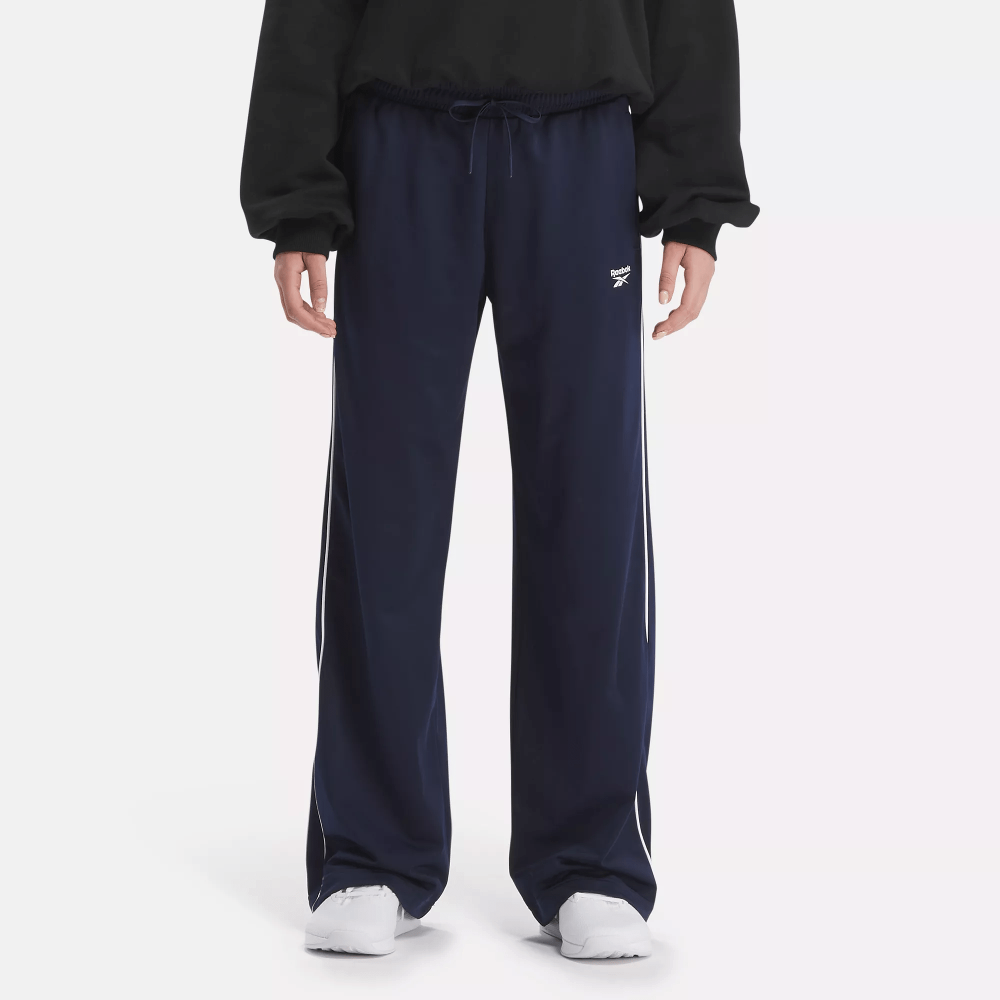 パンツ FCRB TRAINING TRACK RIBBED PANTS navy as Reebok Identity Back Vector Tricot Track Pants - Reebok