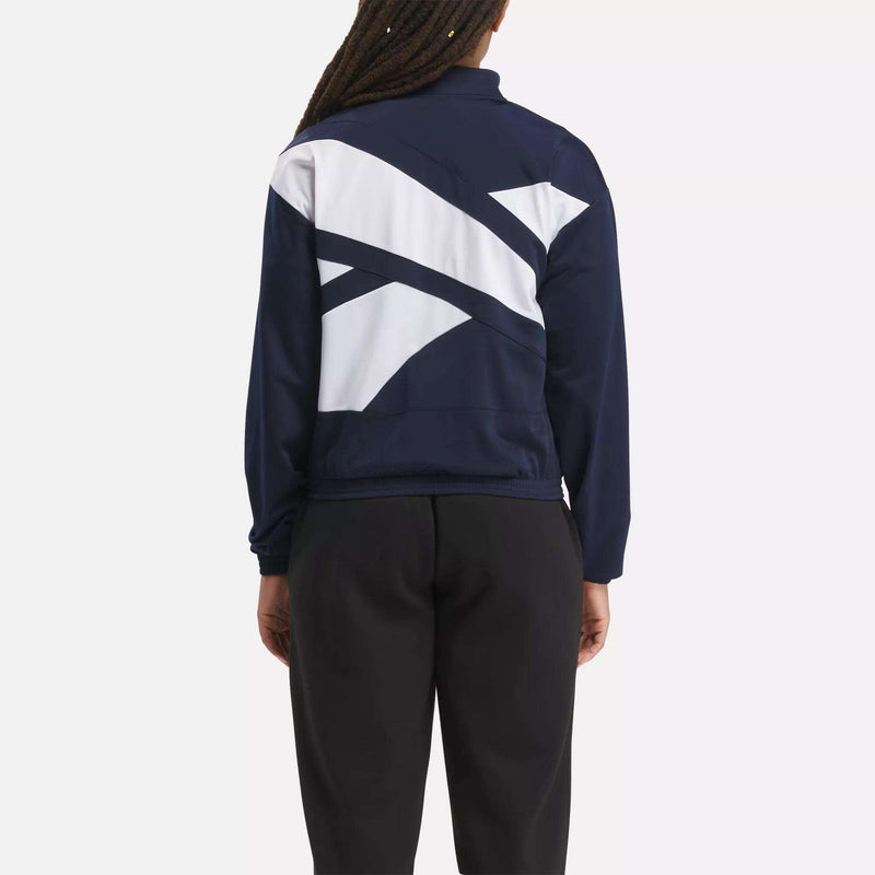 Women's Reebok Identity Back Vector Tricot Track Jacket