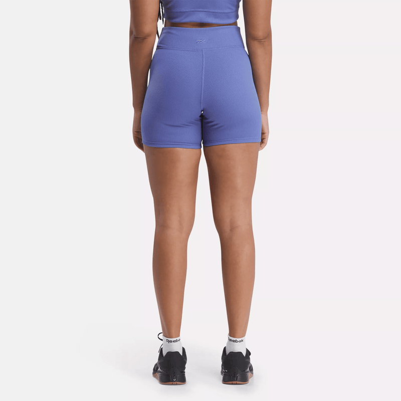 Studio Ribbed High-Rise Bike Shorts