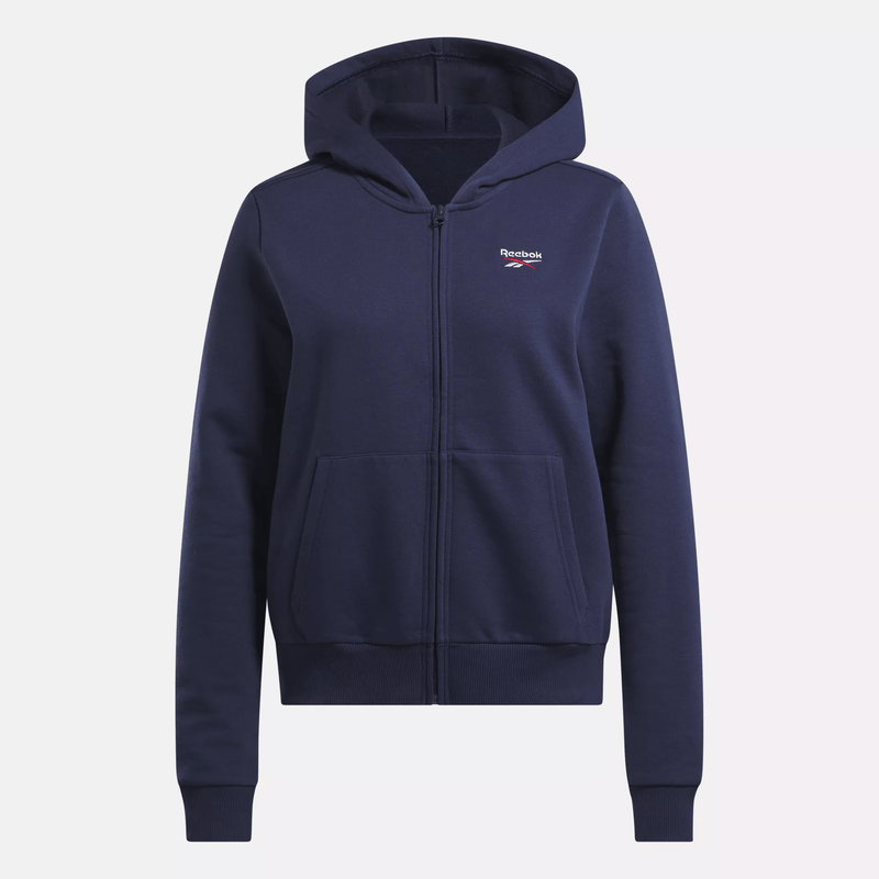 Reebok Identity Small Logo Fleece Full-Zip Hoodie