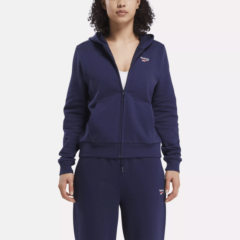 Reebok Identity Small Logo Fleece Full-Zip Hoodie