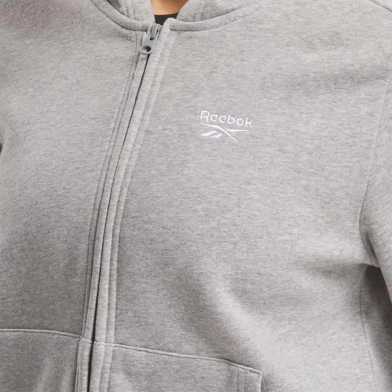 Women's Reebok Identity Small Logo Fleece Full-Zip Hoodie