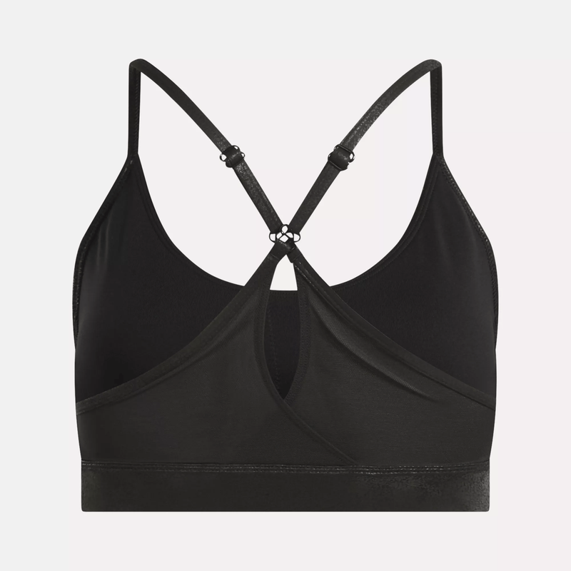 Lux Faux Leather Strappy Bra