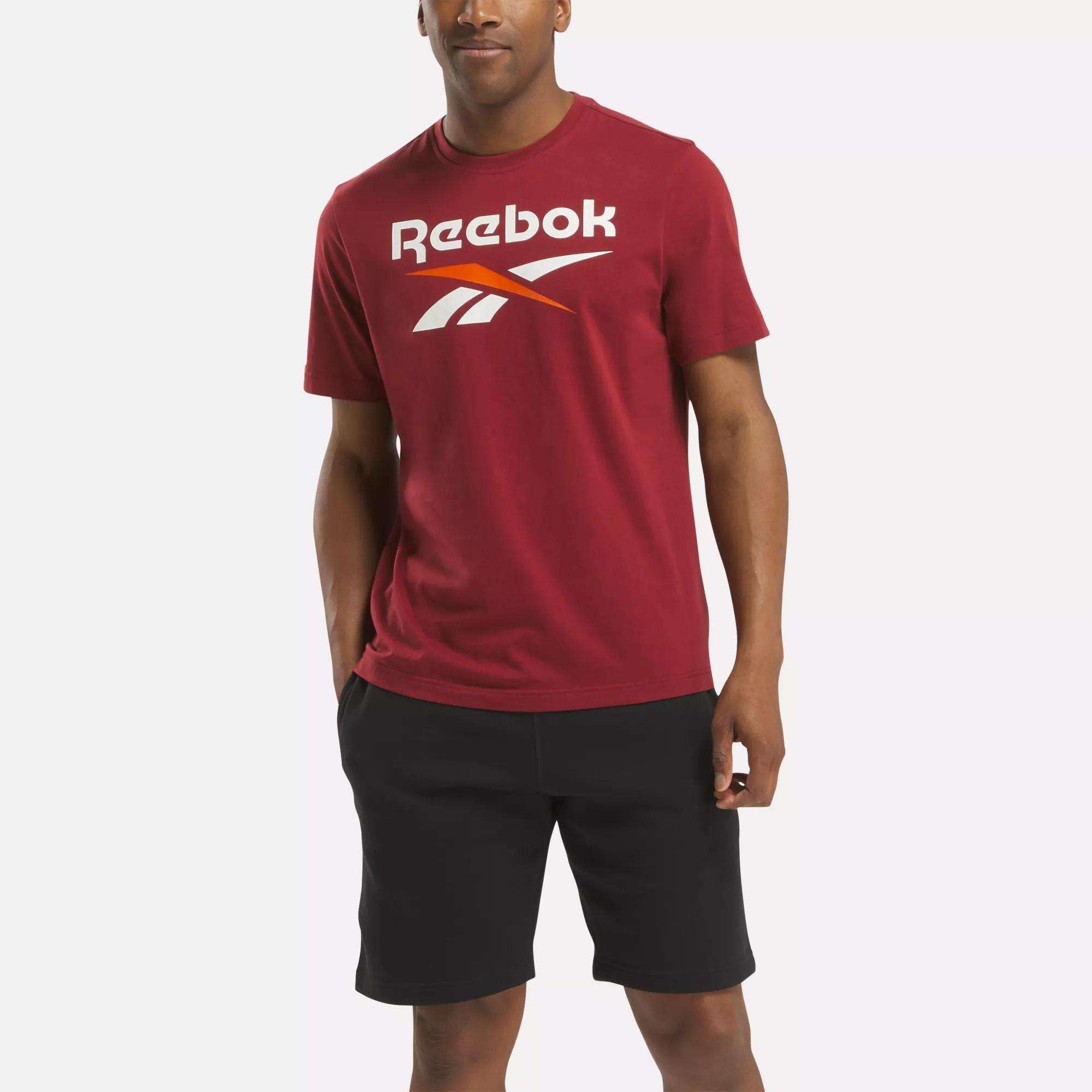 Reebok Identity Big Stacked Logo T-Shirt Reebok