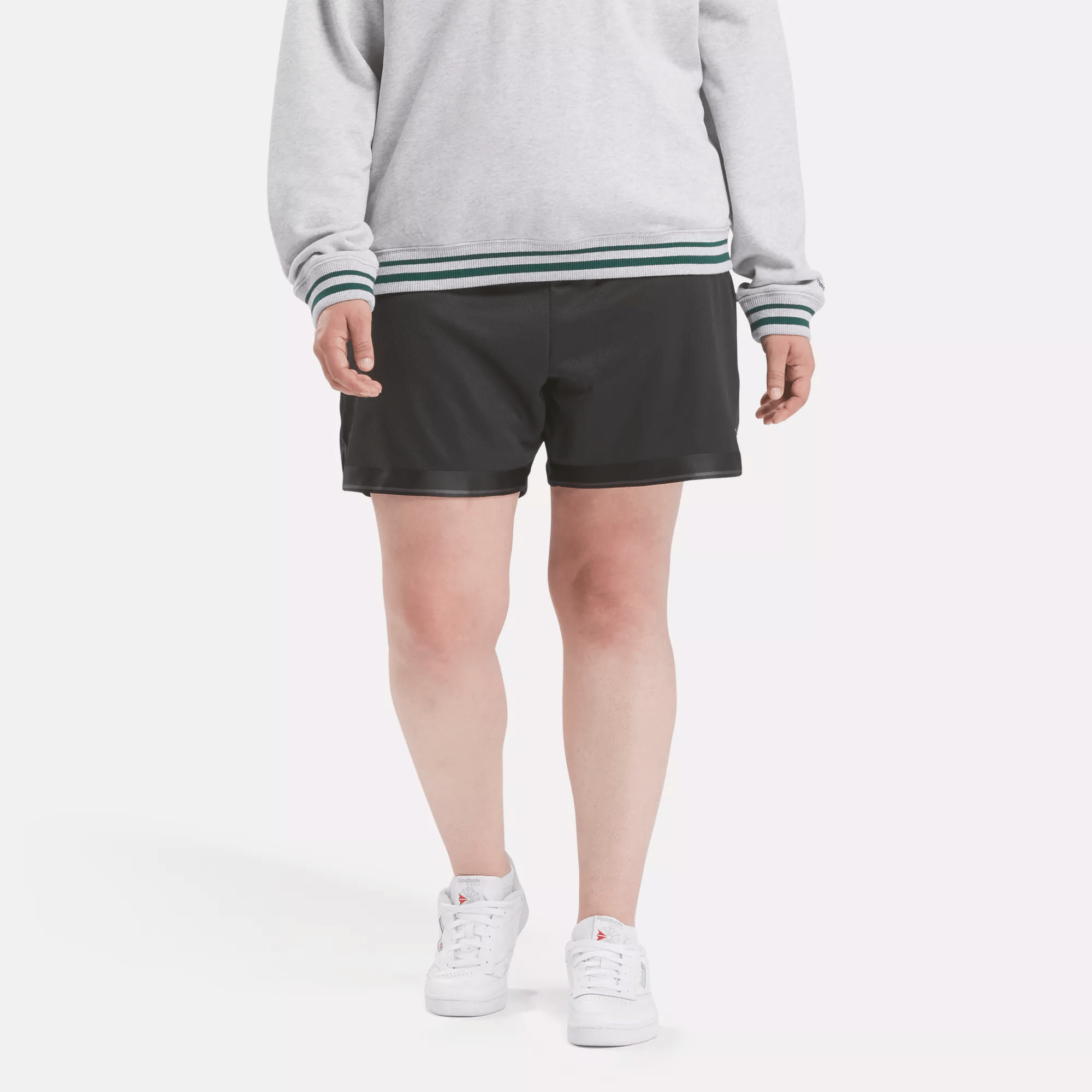 Doubleknit Mesh Shorts (Plus Size) - Reebok