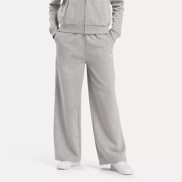 Reebok Identity Small Logo Fleece Wide Leg Pants